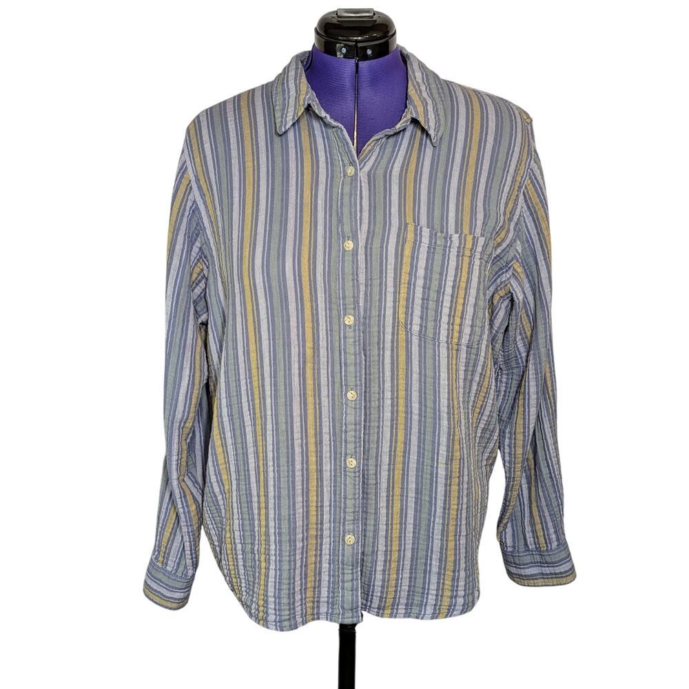 Universal Thread Goods Co. Striped Blouse. Size 2XL . Pre-Owned.